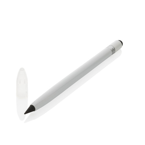 Aluminiowy ołówek z gumką biały P611.123 