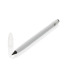 Aluminiowy ołówek z gumką biały P611.123  thumbnail