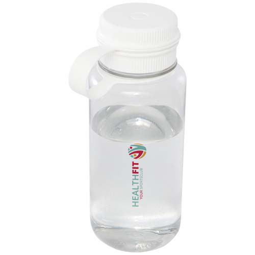 Butelka sportowa Ryder z materiału RPET, z certyfikatem RCS, o pojemności 900 ml, z wielofunkcyjną zakrętką Biały 10083701 (1)