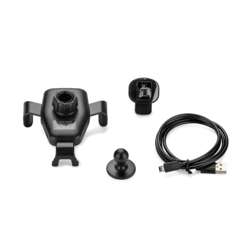 Uchwyt do telefonu z ładowarką indukcyjną GARI 15W- II gatunek Czarny 09158-02A (4)