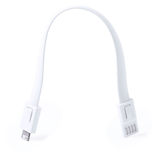 Hub USB 2.0, kabel do ładowania i synchronizacji biały V3865-02 (1)