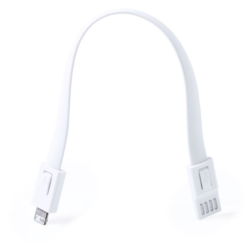 Hub USB 2.0, kabel do ładowania i synchronizacji Biały V3865-02 (1)