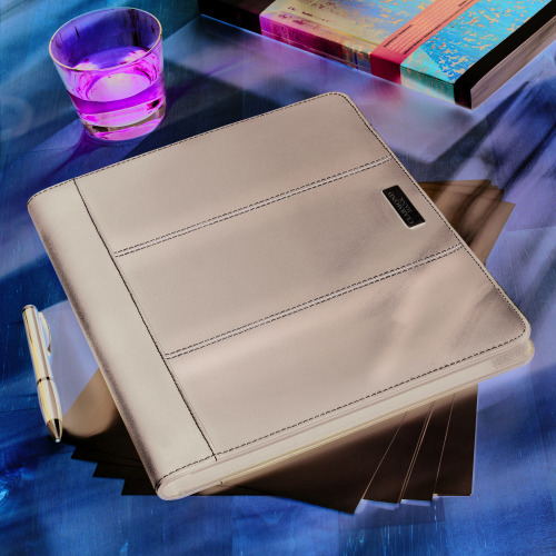 Portfolio A4 klejona skóra Czarny MO7163-03 (5)