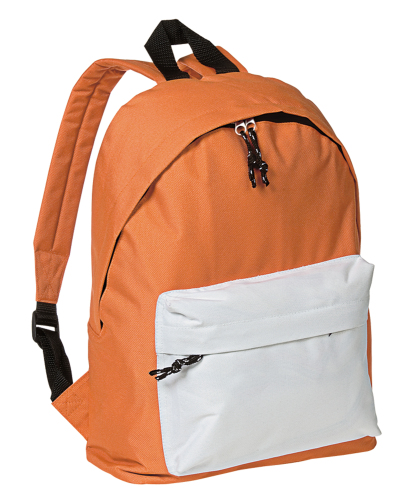Plecak biało-pomarańczowy V4783-72 