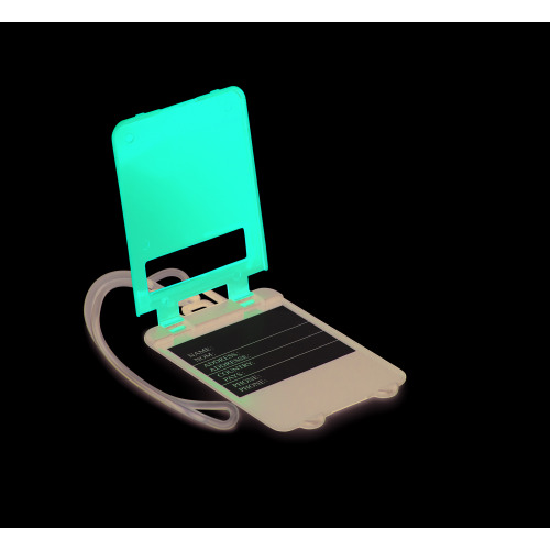 Zawieszka do bagażu, plastikow Czerwony MO8718-05 (1)