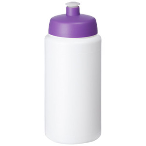 Bidon Baseline® Plus o pojemności 500 ml ze sportowym wieczkiem i uchwytem Biały