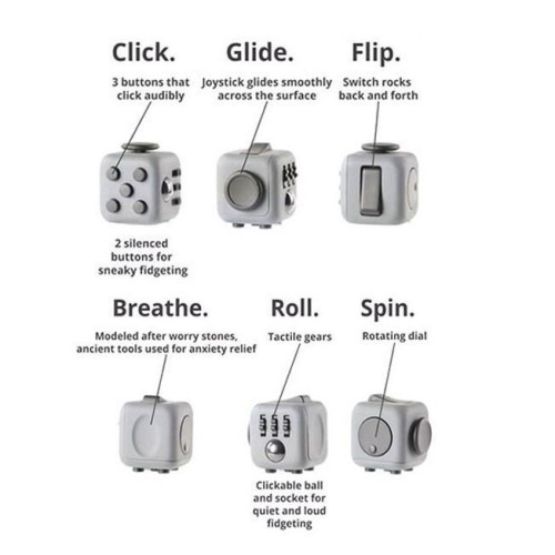 Fidget Cube Wielokolorowy EG 027800 (5)