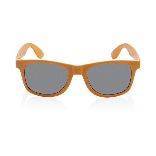 Okulary przeciwsłoneczne, PP z recyklingu brązowy P453.896 (1)