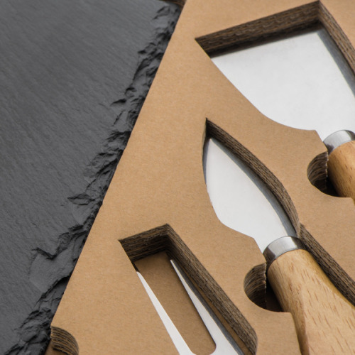 Zestaw do serów VIOLA Ciemnoszary 8019077 (6)