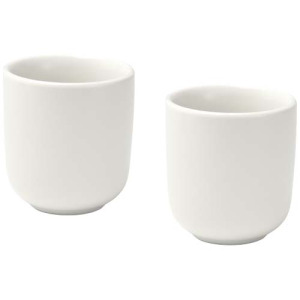 Male filiżanki ceramiczne do espresso o pojemności 90 ml - zestaw 2 sztuk