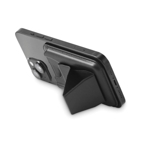 Magnetyczny uchwyt na kartę PU Czarny MO2654-03 (2)