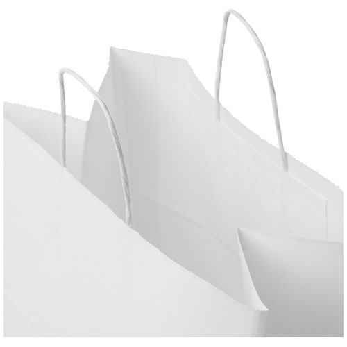 Torba z papieru Kraft ze skręconymi uchwytami – 34 x 20 x 35 cm Biały 1PQ00601 (3)