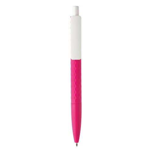 Długopis X3 z przyjemnym w dotyku wykończeniem różowy V1999-21 (2)