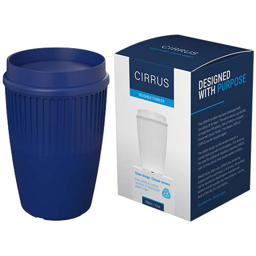 Cirrus POP kubek o pojemności 350 ml z pokrywką 360° Niebieski 22052052 (6)