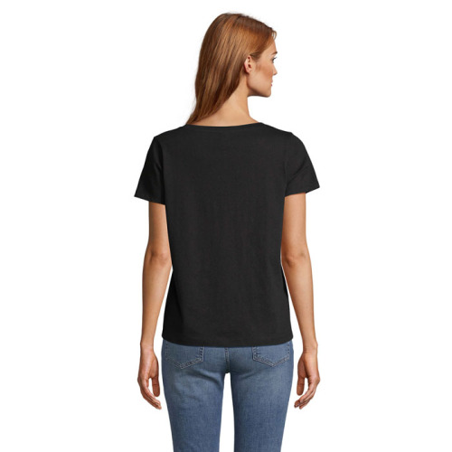 REGENT V T-SHIRT WOMEN Deep Black S04766-DB-XL (1)
