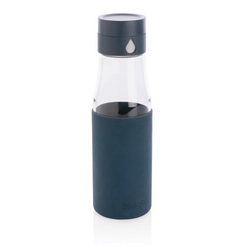 Butelka monitorująca ilość wypitej wody 650 ml Ukiyo niebieski P436.725 