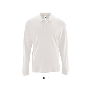 PERFECT MEN LSL POLO 180g Biały