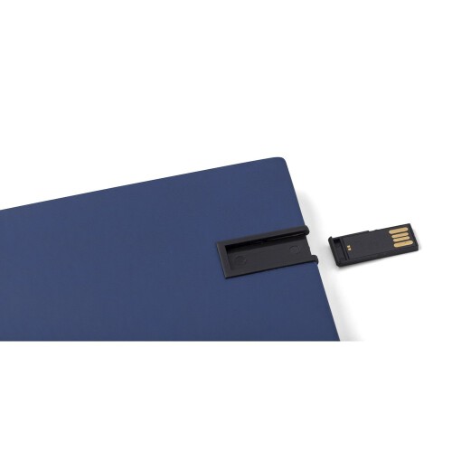 Notatnik ok. A5, pamięć USB 16 GB niebieski V2983-11 (5)