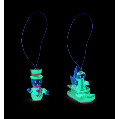 Drewniane ozdoby choinkowe,12 Czerwony CX1059-05 (7)