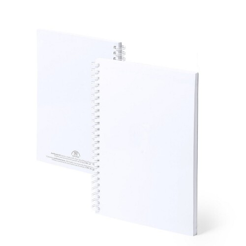 Antybakteryjny notatnik A5 biały V0215-02 