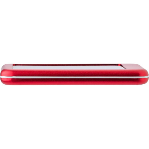 Power bank 4000 mAh z ładowarką słoneczną Czerwony VA274-05 (3)