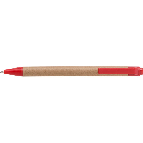 Zestaw do notatek, notatnik, długopis, linijka, karteczki samoprzylepne Czerwony V2991-05 (1)