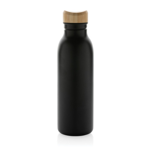 Butelka sportowa 600 ml Avira Alcor, stal nierdzewna z recyklingu Czarny P438.061 (1)