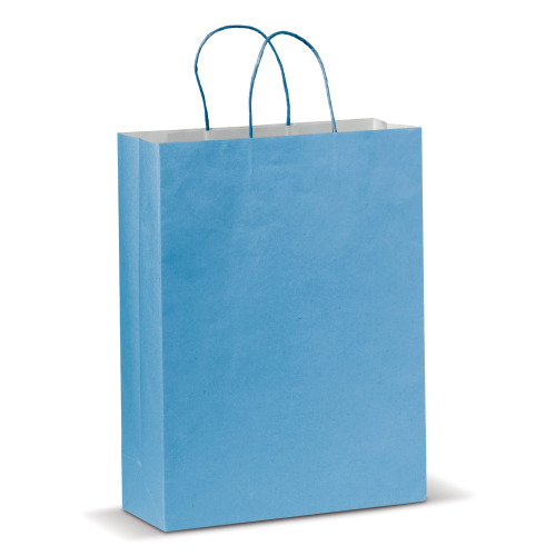Duża Papierowa Torba Eco 120g/m² Jasnoniebieski LT91718-N0012 