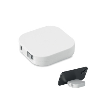 zwijany kabel ładujący 100 W Bialy