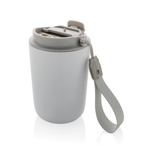 Kubek termiczny 380 ml Cuppa, stal nierdzewna z recyklingu biały P435.023 (12)