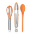 3 częściowy komplet narzędzi kuchennych pomarańczowy MO7359-10  thumbnail