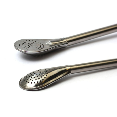 Bombilla LIZA nierdzewna bez pierścienia Srebrny YM4314 (1)