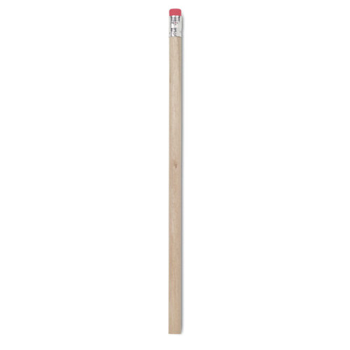 Ołówek z gumką czerwony MO2494-05 