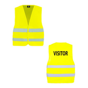 Kamizelka Ostrzegawcza Poliester Hi-Vis