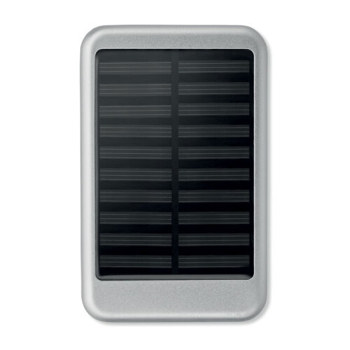 4000 mAH POWERBANK słoneczna srebrny mat MO9075-16 (2)