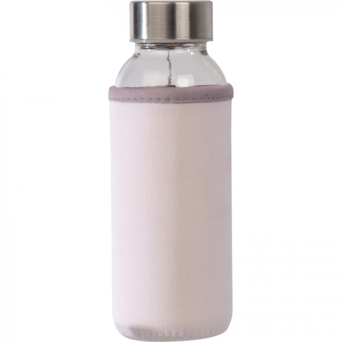 Butelka szklana z pokrowcem 300 ml LOTTE Biały 6098506 (5)
