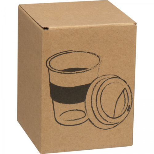 Kubek szklany z pokrywką 300 ml AMANDA Zielony 6257209 (4)