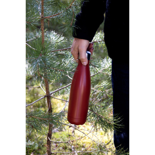 Butelka ze stali NILS 12/24H 0,5 L, czerwony Czerwony 5018643- (1)