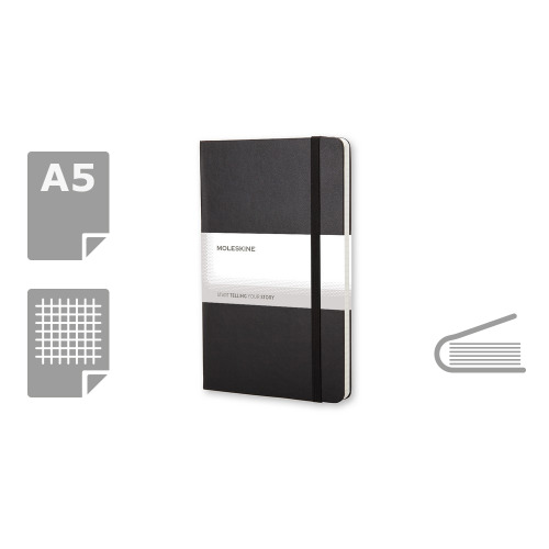 MOLESKINE Notatnik ok. A5 Czarny VM304-03 