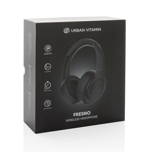 Bezprzewodowe słuchawki nauszne Urban Vitamin Fresno czarny P329.751 (12)