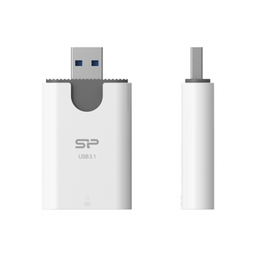 Czytnik kart microSD i SD Silicon Power Combo 3,1 biały EG 819806 