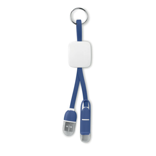Brelok USB typ C niebieski MO8887-37 