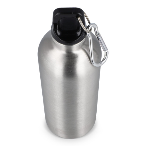 Butelka jednościenna ze stali nierdzewnej pochodzącej z recyklingu, 500 ml Srebrny LT98693-N0005 (1)