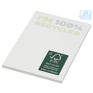 Karteczki samoprzylepne z recyklingu o wymiarach 50 x 75 mm Sticky-Mate® 