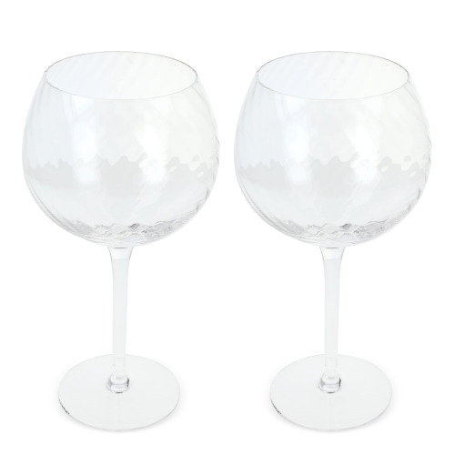 Byon Opacity zestaw 2 kieliszków do wina ze stylowym wzorem szkła 470 ml Transparentny LT53024-N0004 (1)