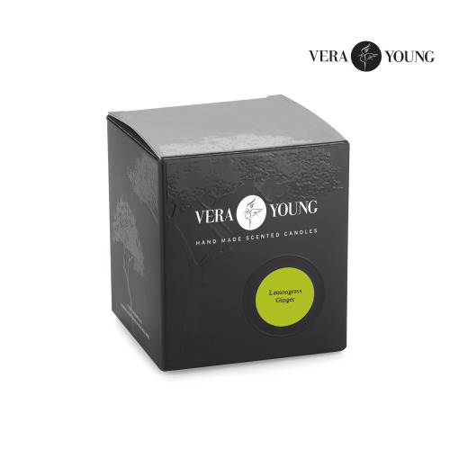 Świeca sojowa 170g - Lemongrass & Ginger - VERA YOUNG Przezroczysty 12101-19 (11)