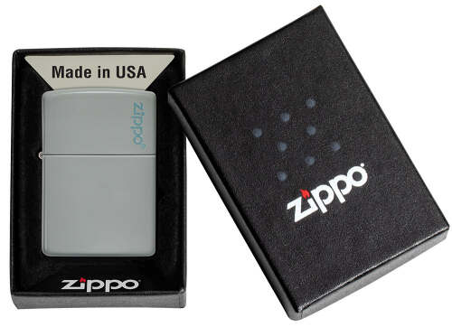 Zapalniczka Zippo Classic z logo Flat Grey ZIP60005760 (3)