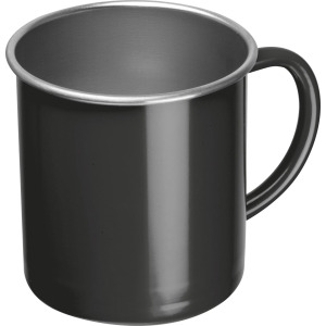 Kubek stalowy TREZZO 350 ml Czarny