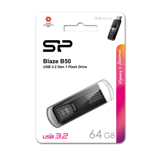 Pendrive Silicon Power Blaze B50 3,0 czarny EG 813303 64GB (2)