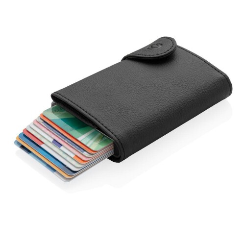 Portfel, etui na karty kredytowe C-Secure XL, ochrona RFID czarny P850.531 